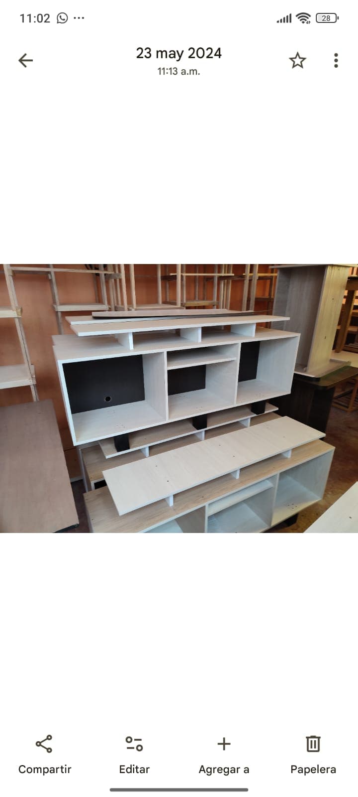 Prueba de rack de tv